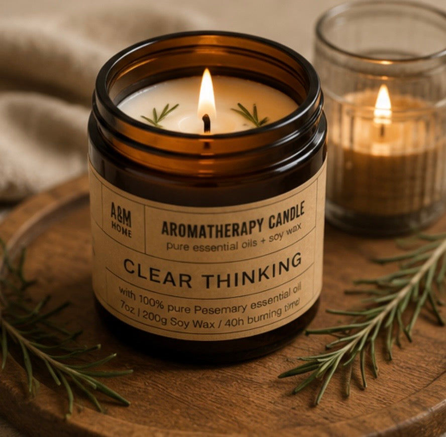 Aromatherapy Candle – Sojawachskerze mit ätherischen Ölen