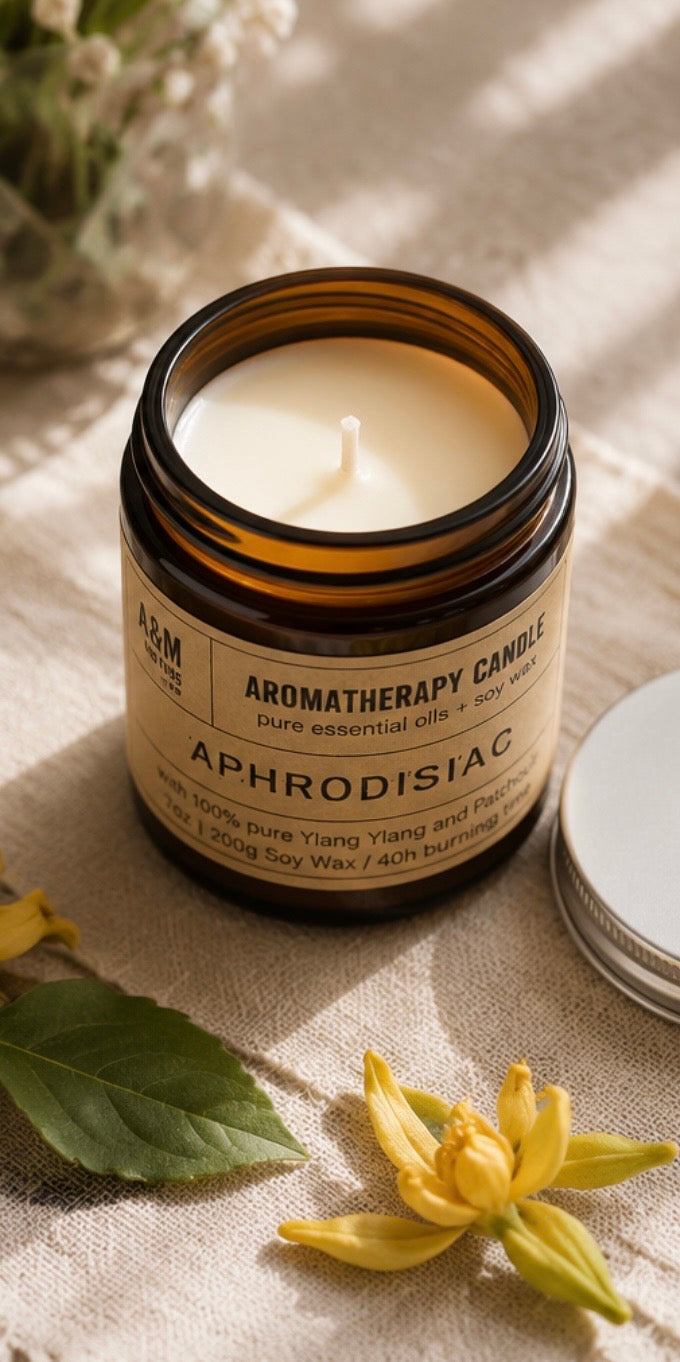 Aromatherapy Candle – Sojawachskerze mit ätherischen Ölen