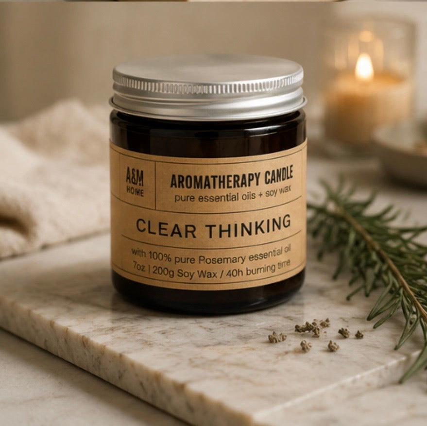 Aromatherapy Candle – Sojawachskerze mit ätherischen Ölen