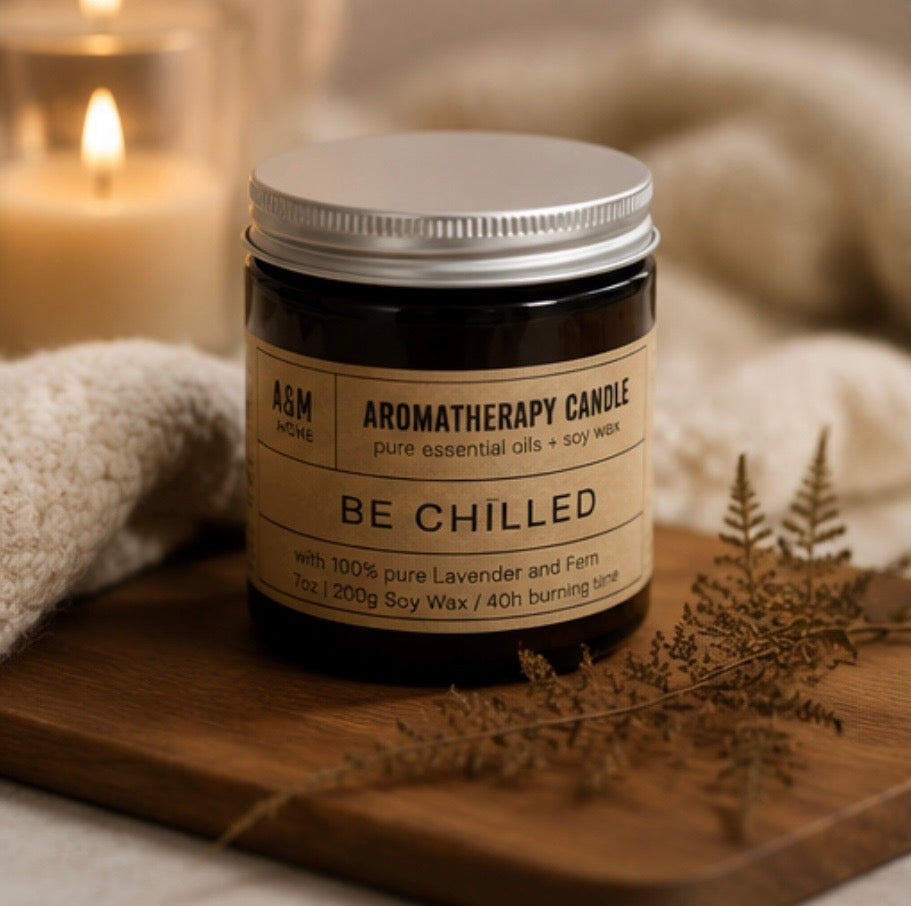 Aromatherapy Candle – Sojawachskerze mit ätherischen Ölen