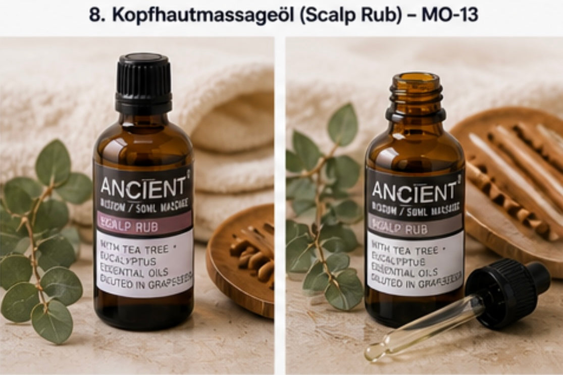 Sinnliches Massageöl – 50ml | Ätherische Öle für Entspannung & Wohlbefinden - zur äußeren Anwendung