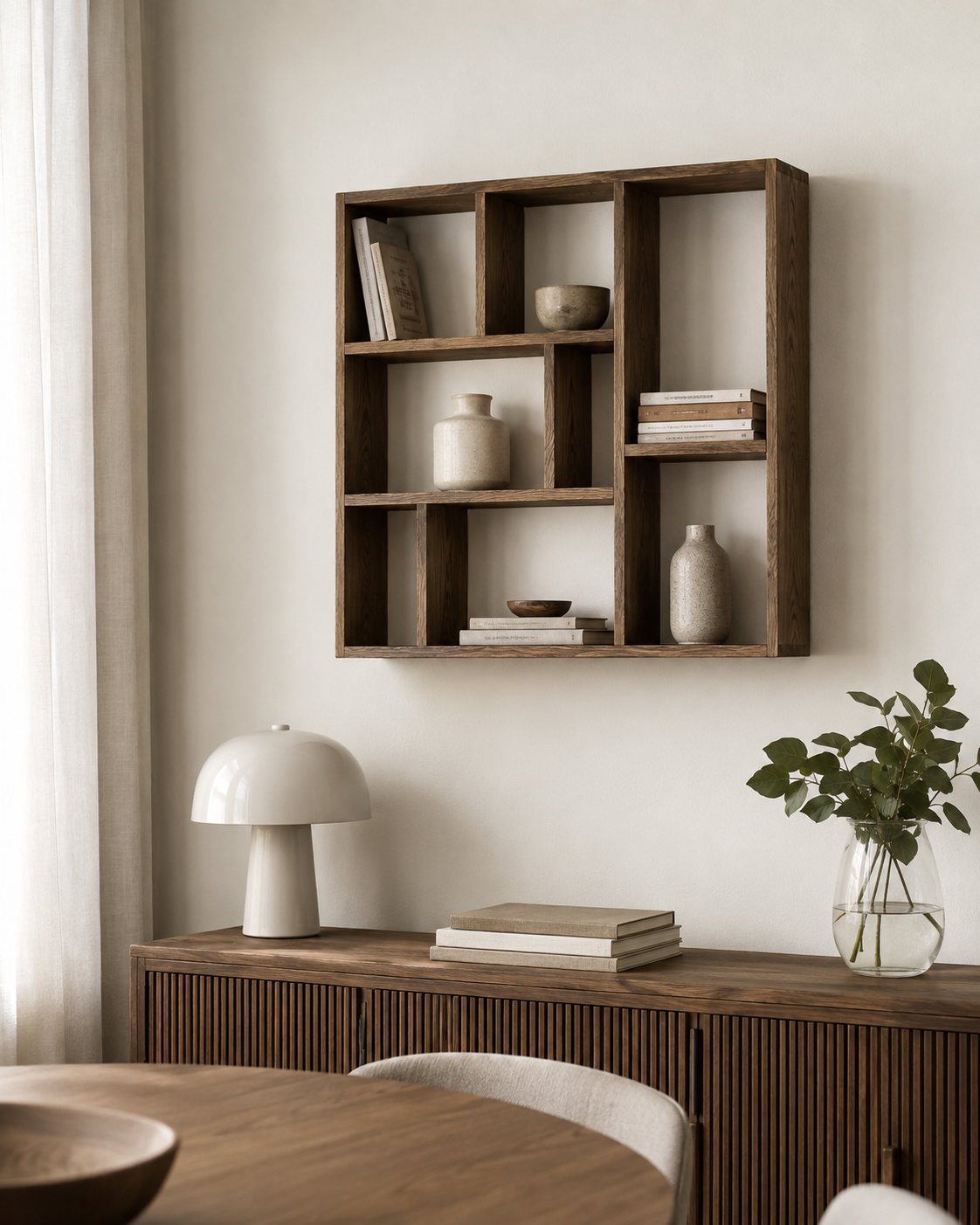 Townsville Wall Shelf – Dunkelbraun