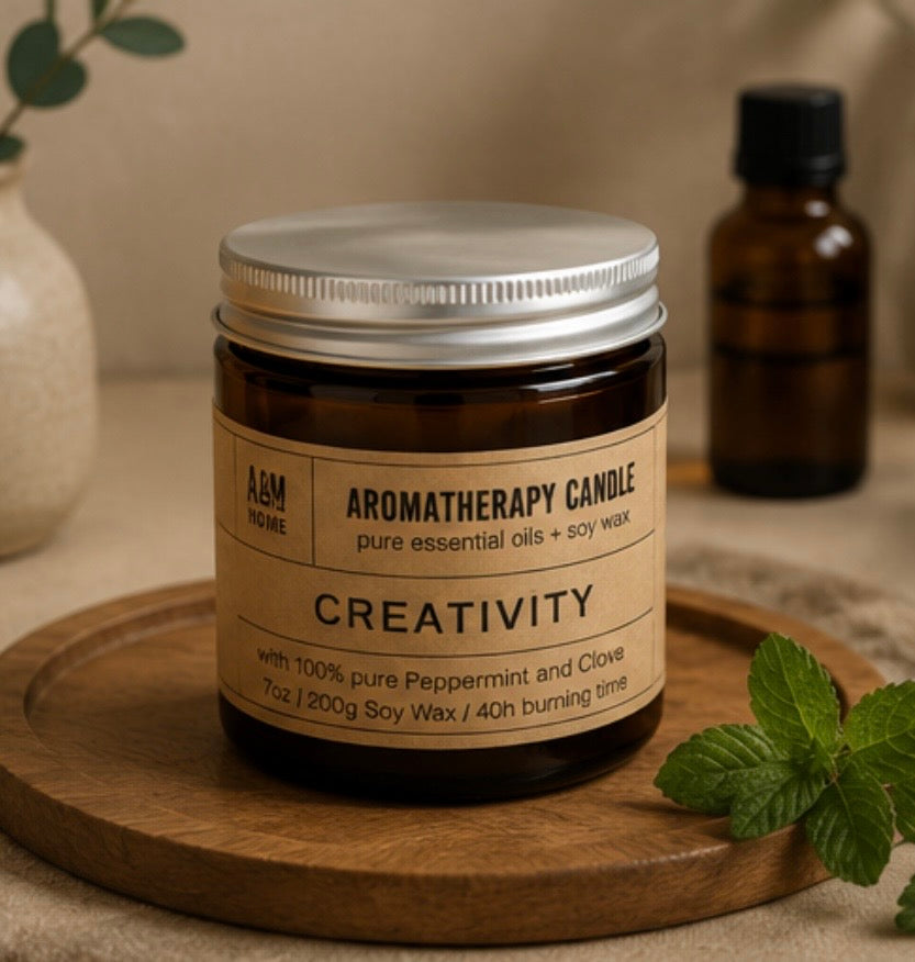 Aromatherapy Candle – Sojawachskerze mit ätherischen Ölen