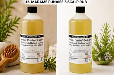 Massageöl 1kg – Premium Duftöle | Verschiedene Sorten | Professionelle Qualität - zur äußeren Anwendung