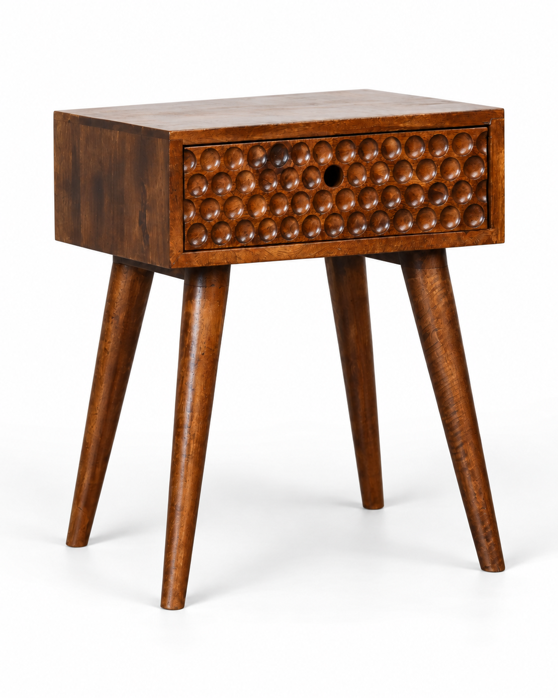 Torun Bedside – Handgefertigter Nachttisch aus 100% massivem Mangoholz