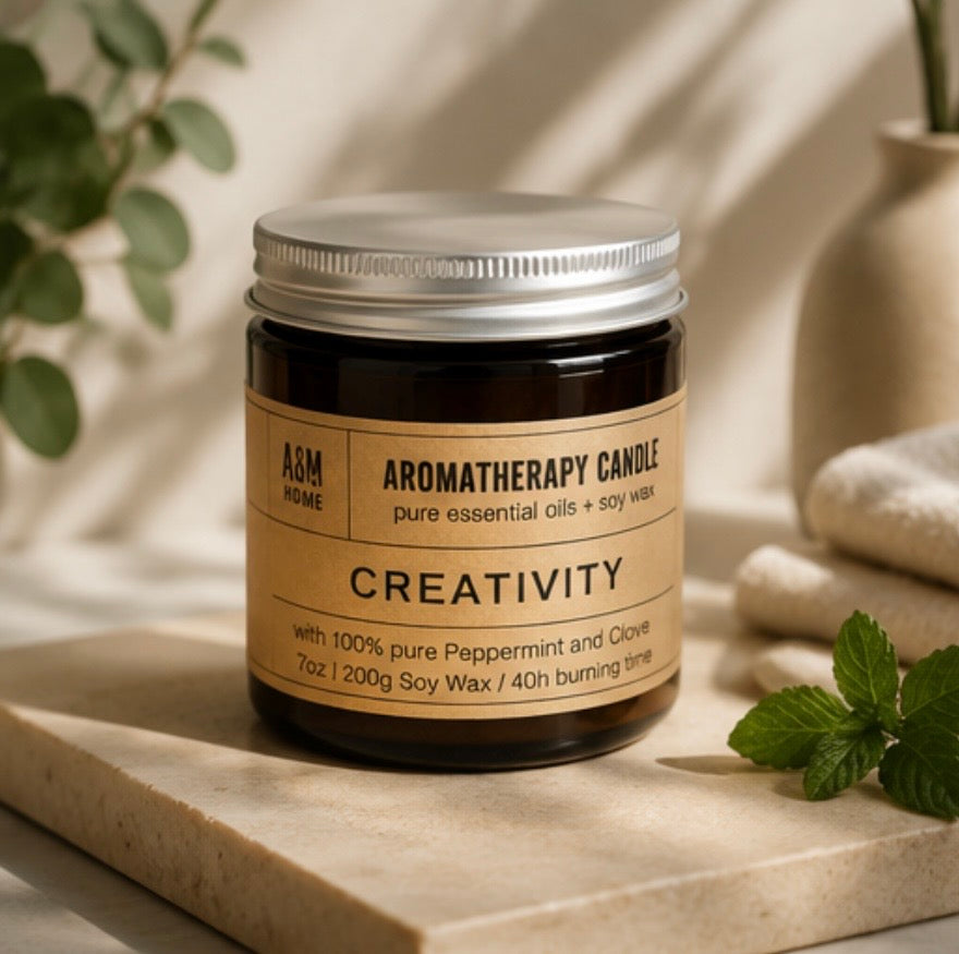 Aromatherapy Candle – Sojawachskerze mit ätherischen Ölen