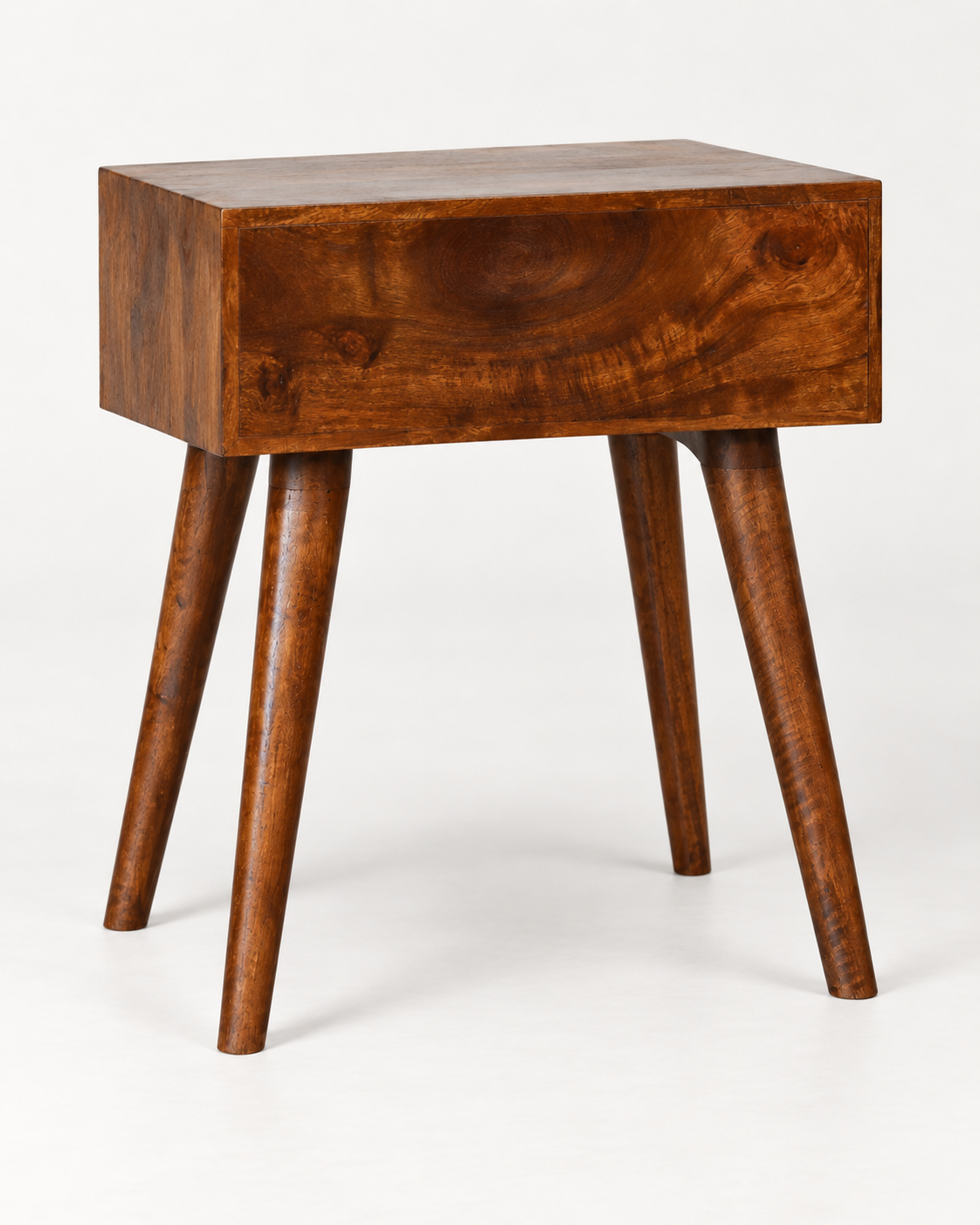 Torun Bedside – Handgefertigter Nachttisch aus 100% massivem Mangoholz