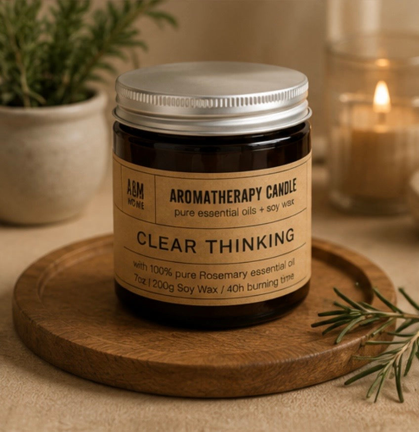 Aromatherapy Candle – Sojawachskerze mit ätherischen Ölen
