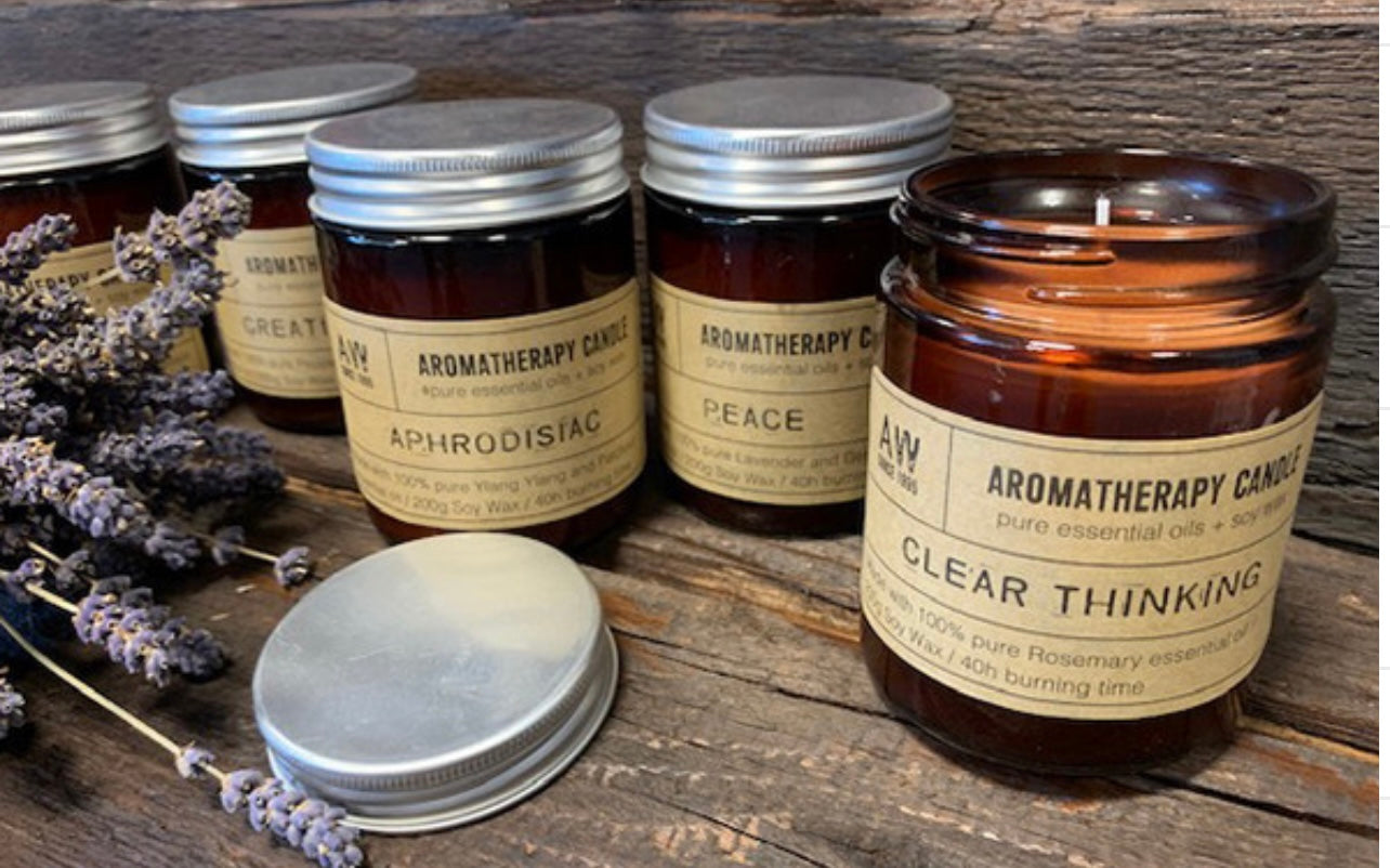 Aromatherapy Candle – Sojawachskerze mit ätherischen Ölen