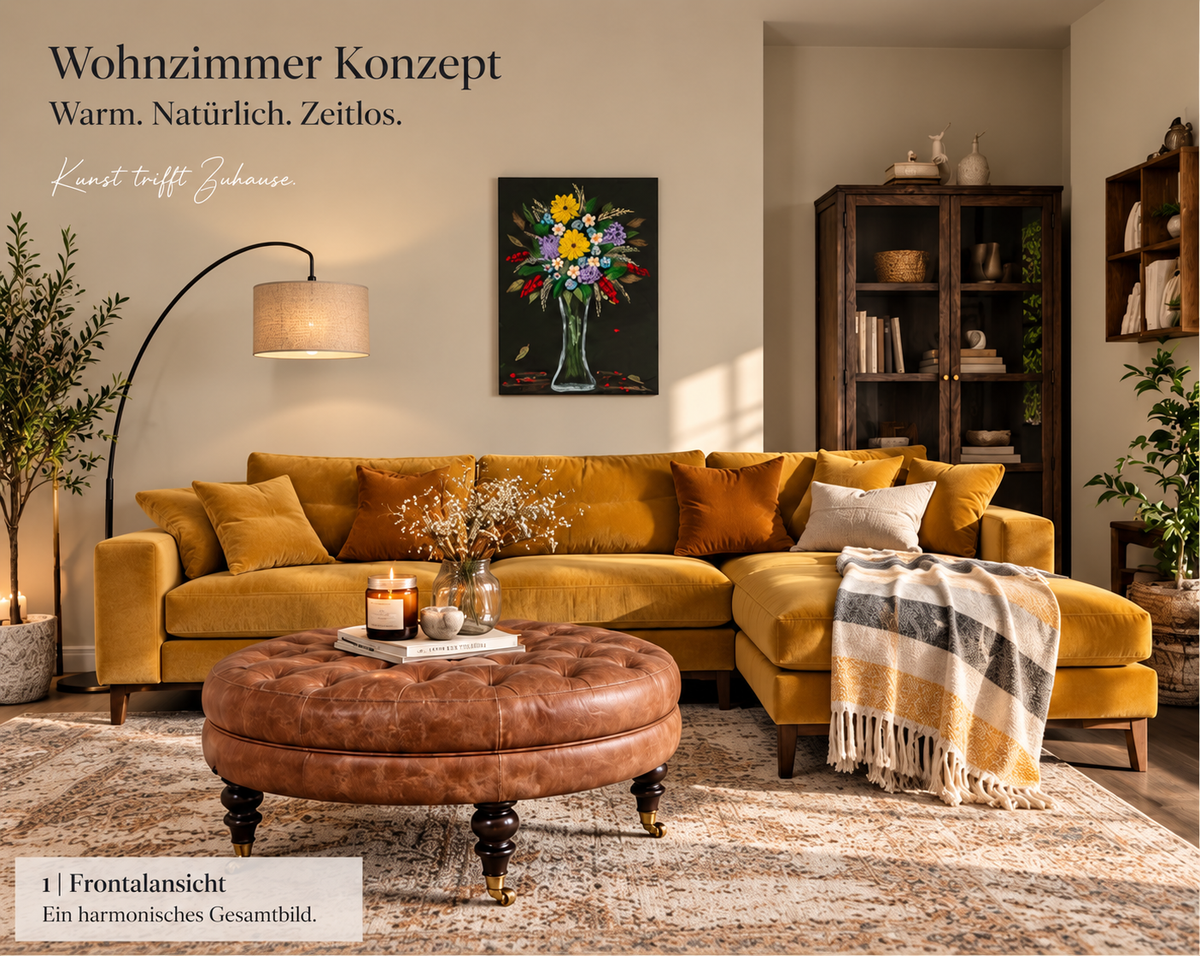 Warm Nordic Living – Wohnzimmerkonzept by Daisy Art Czeczor