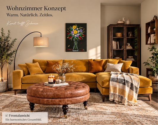 Warm Nordic Living – Wohnzimmerkonzept by Daisy Art Czeczor
