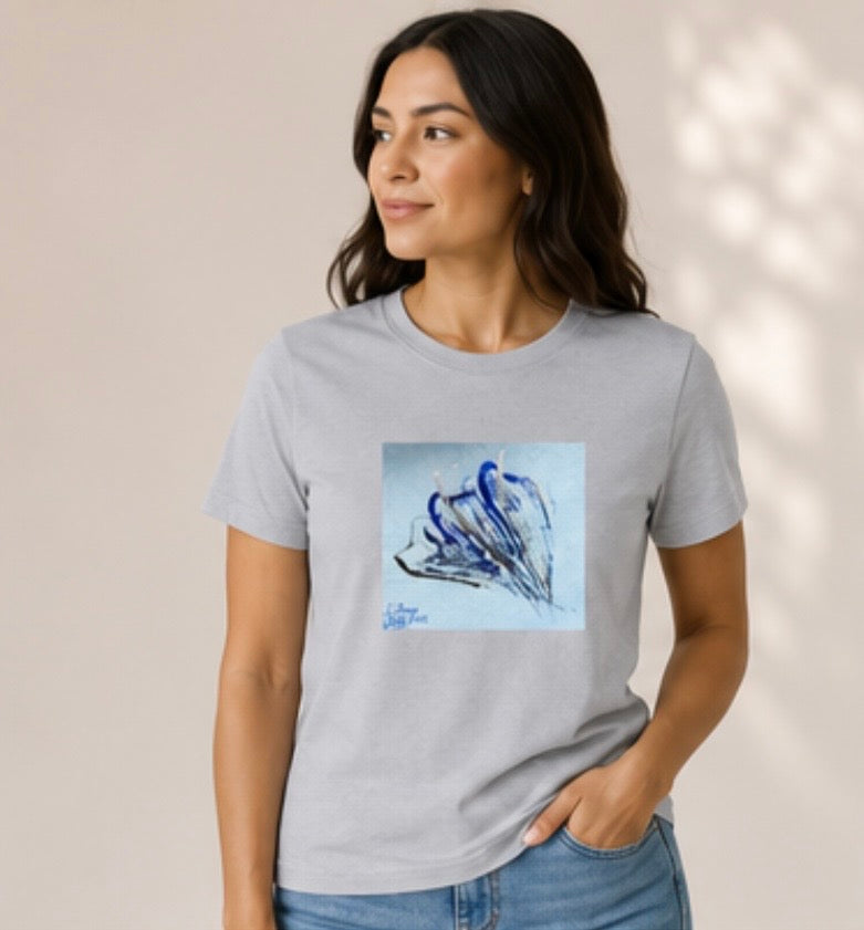 Kurzarm T-Shirt (Baumwolle), Art Shirt by DaisyArtCzeczor