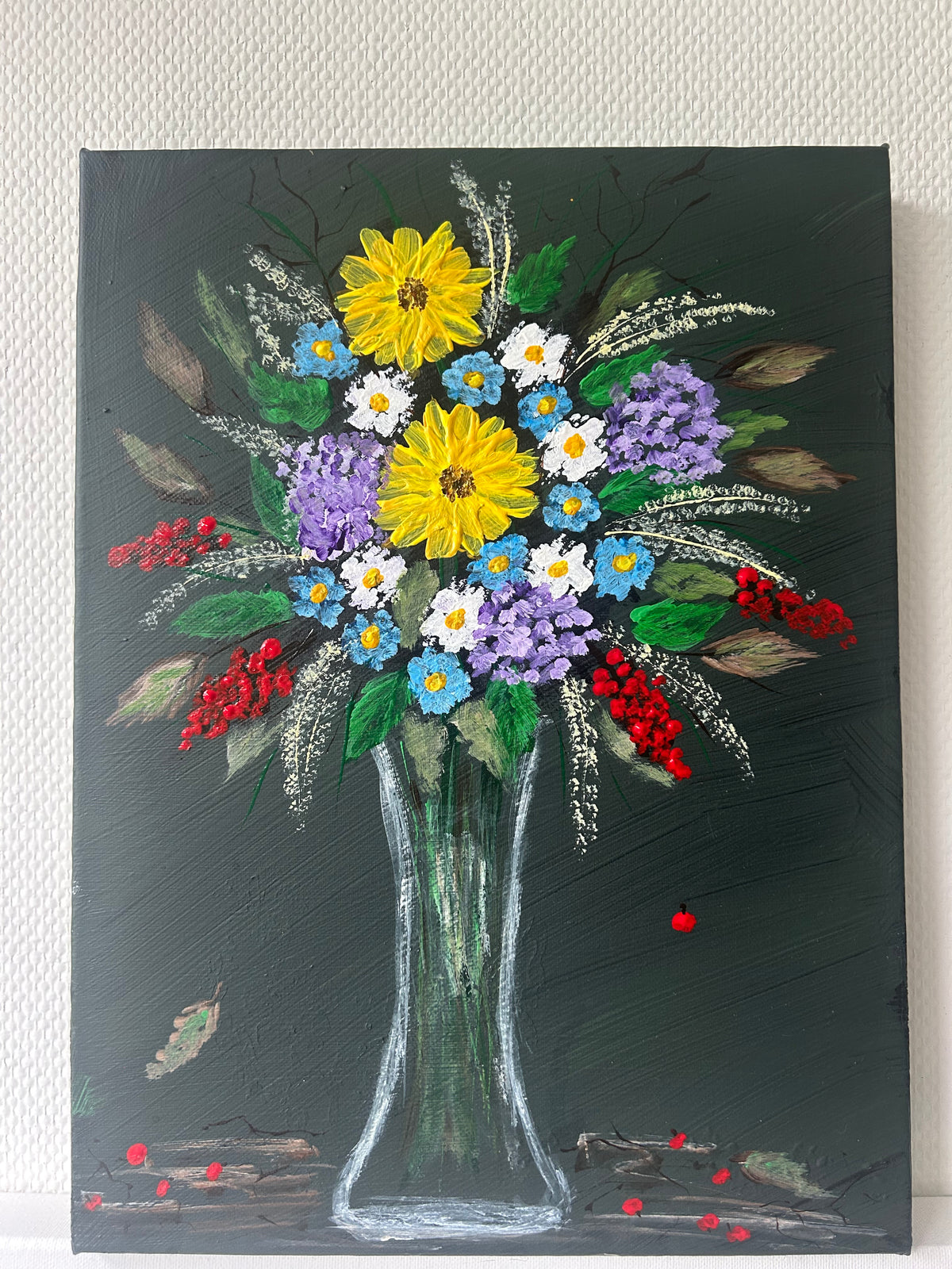 Warm pieces by Daisy Art Czeczor - 40 x 30 x 4 cm - Original Werk