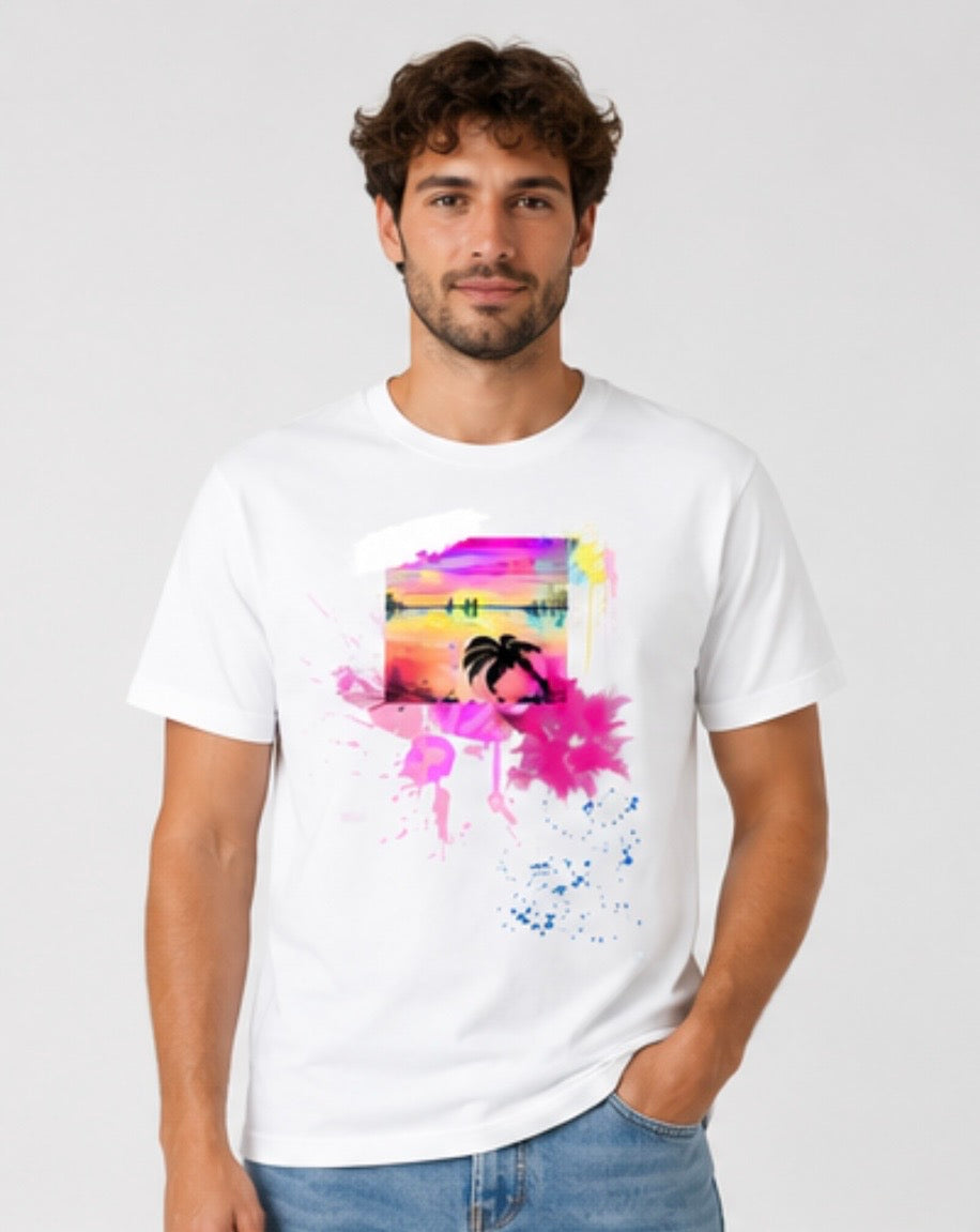 Kurzarm T-Shirt (Baumwolle), Art Shirt by DaisyArtCzeczor