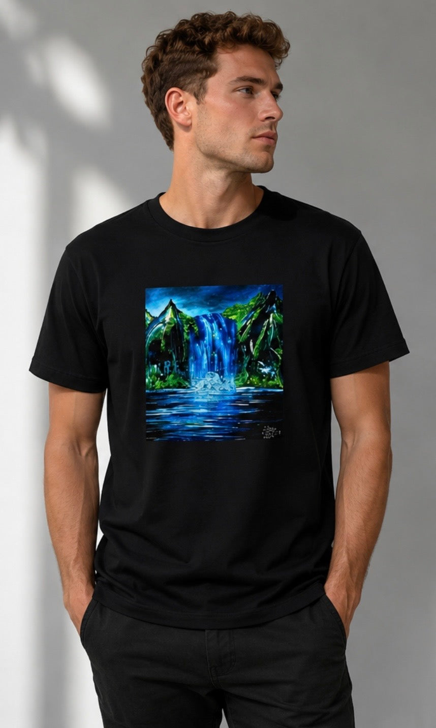 Kurzarm T-Shirt (Baumwolle), Art Shirt by DaisyArtCzeczor