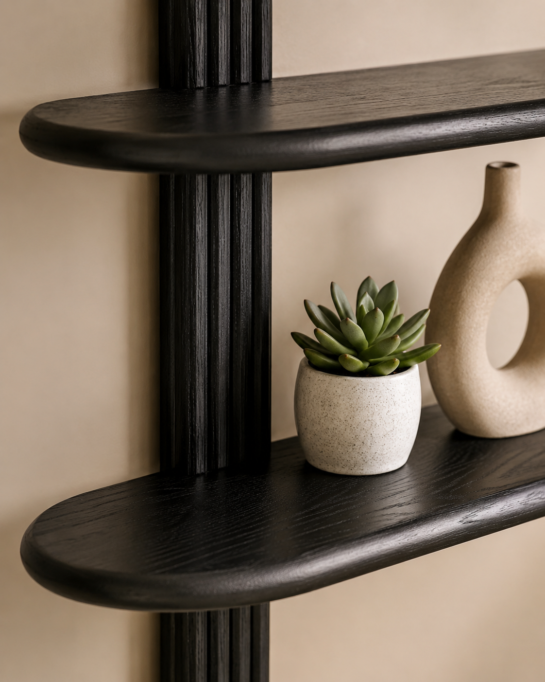 Aliano Wall Shelf – Schwarz