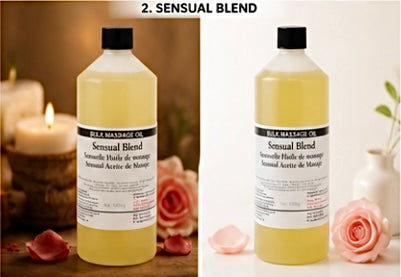 Massageöl 1kg – Premium Duftöle | Verschiedene Sorten | Professionelle Qualität - zur äußeren Anwendung