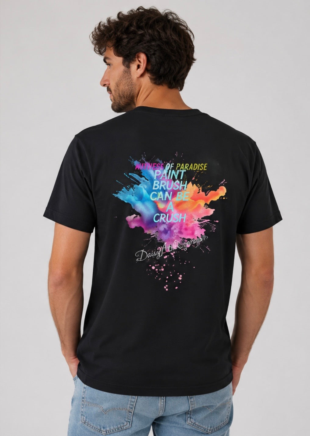 Kurzarm T-Shirt (Baumwolle), Art Shirt by DaisyArtCzeczor