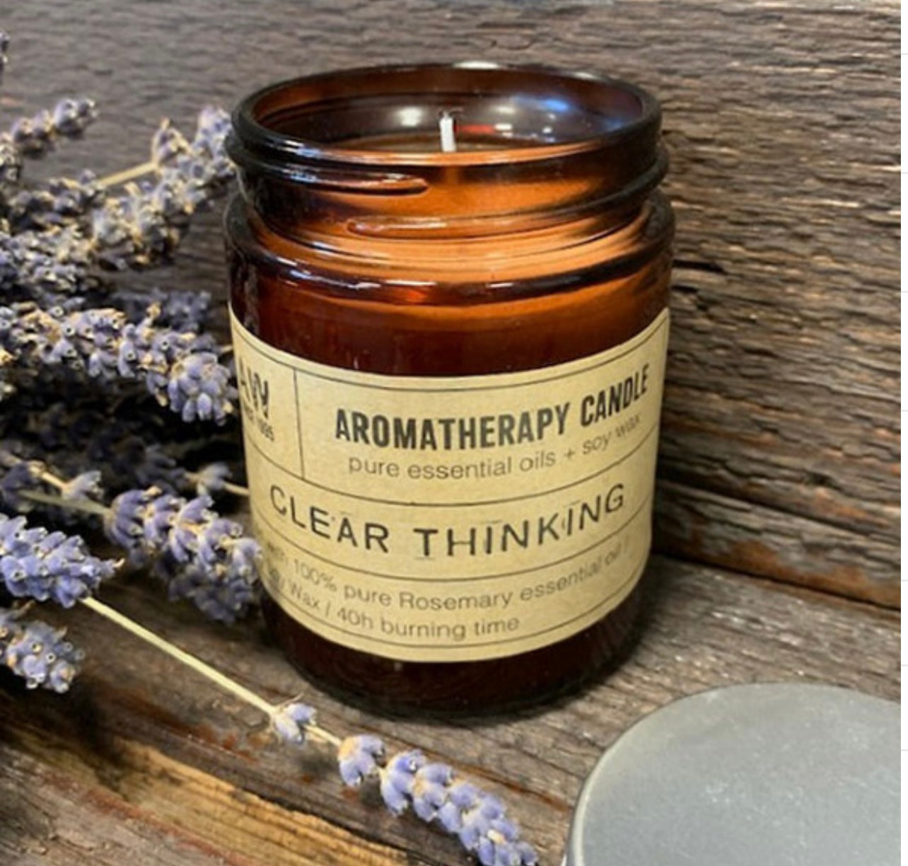 Aromatherapy Candle – Sojawachskerze mit ätherischen Ölen