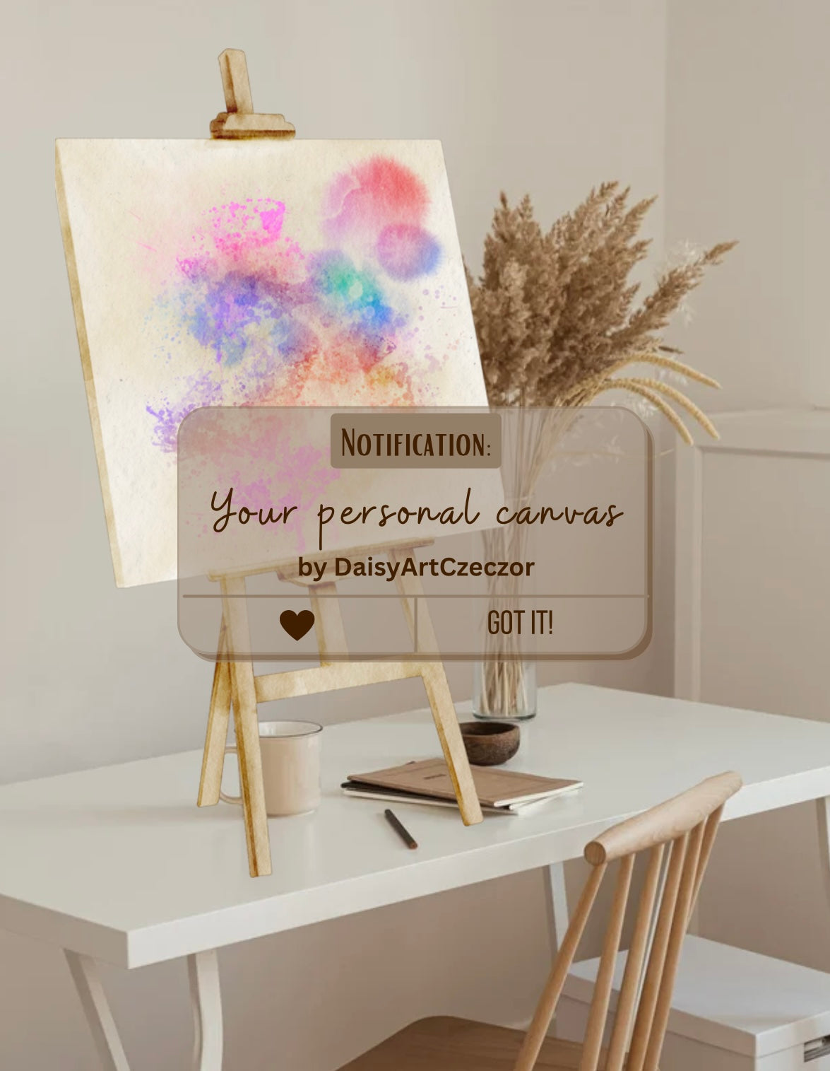 ✨ Your Personal Canvas – Kunst im DaisyArtCzeczor-Style ✨ individuelles Wunschkunst-Projekt, spirituelle Heilung durch Kunst