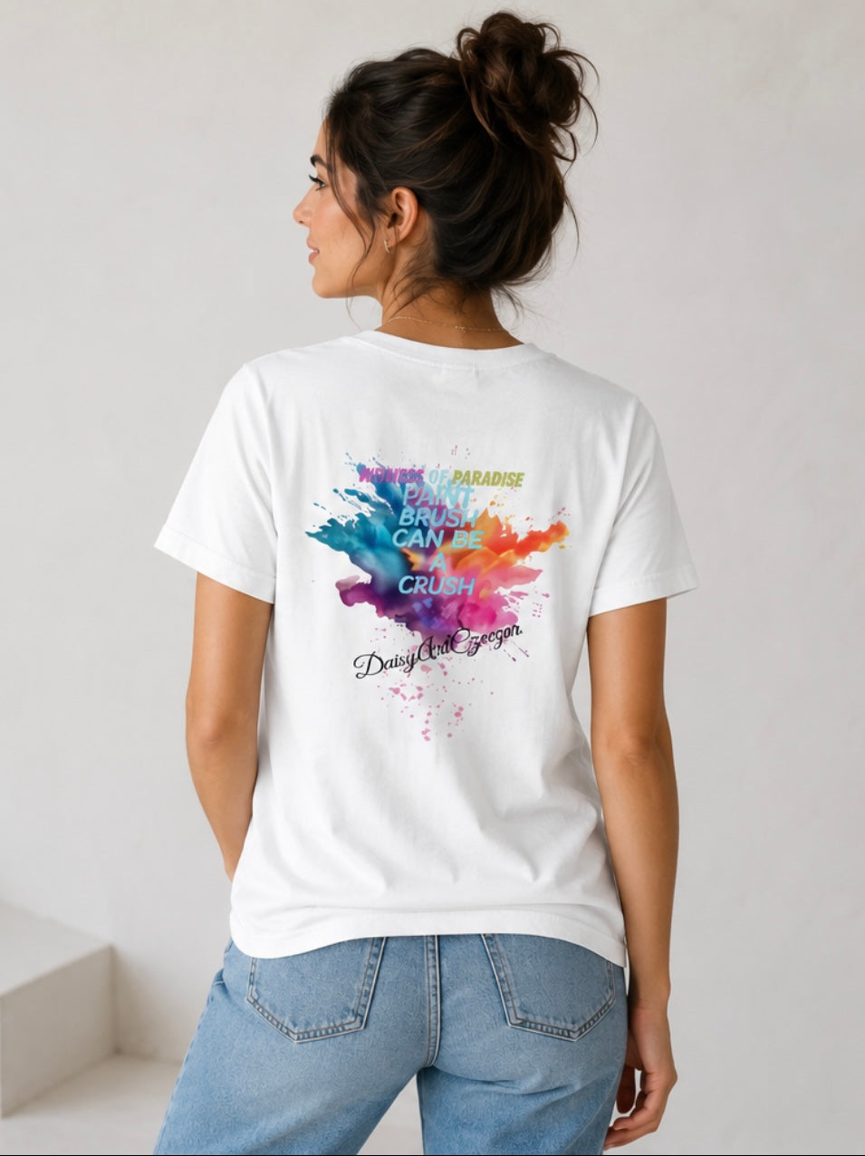 Kurzarm T-Shirt (Baumwolle), Art Shirt by DaisyArtCzeczor