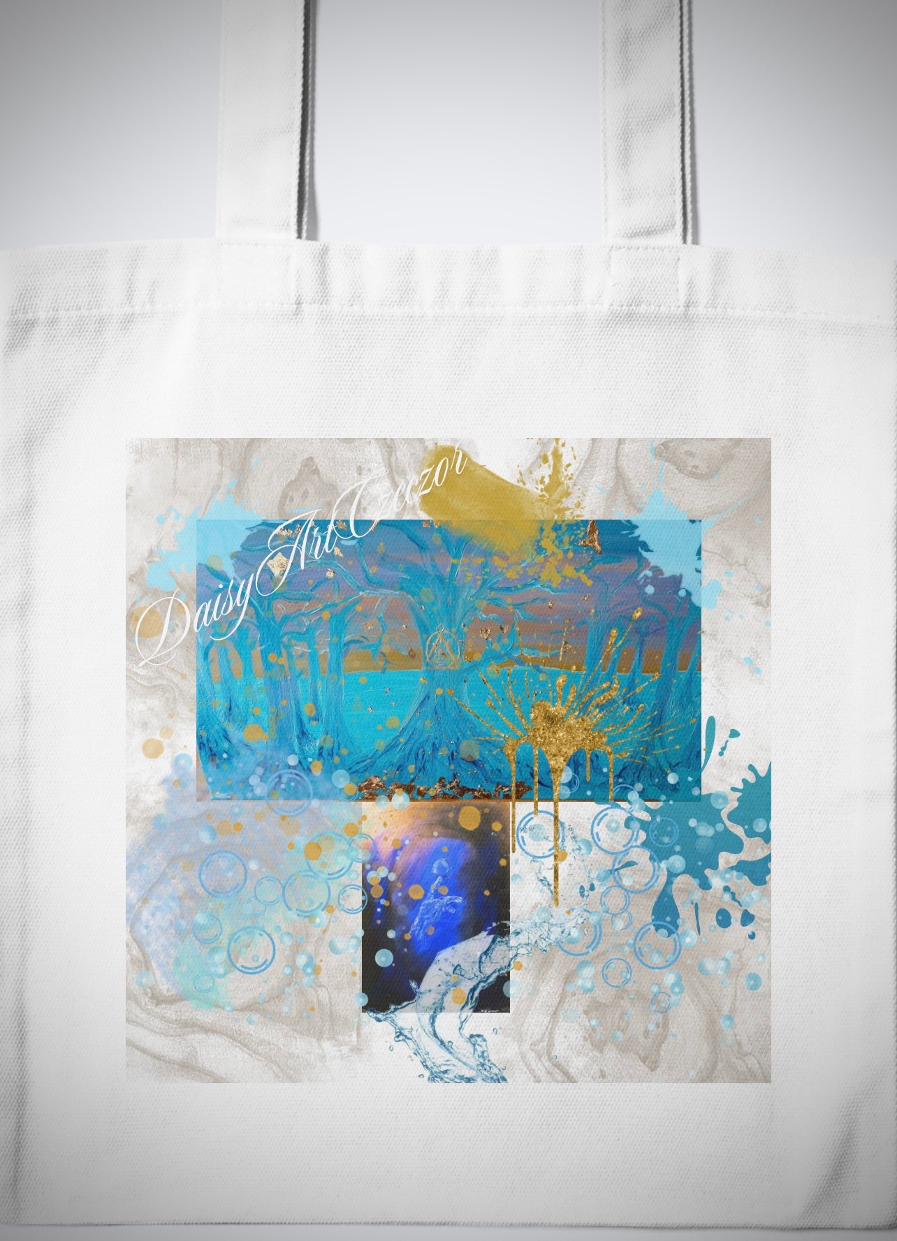 Hochwertige Tragetasche (Baumwolle), Limited Edition Art by DaisyArtCzeczor