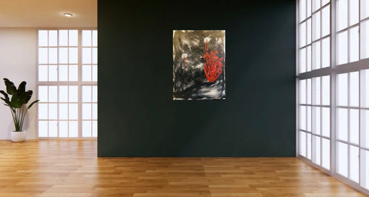 Acryl auf Leinwand), Hand signiert mit Datum - Jahr 2022 - DaisyArtCzeczor