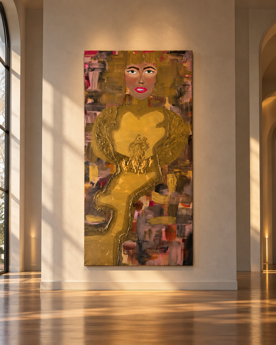 The Empress - Original Werk by Daisy Art Czeczor - 140x70x4 cm / Keilrahmen