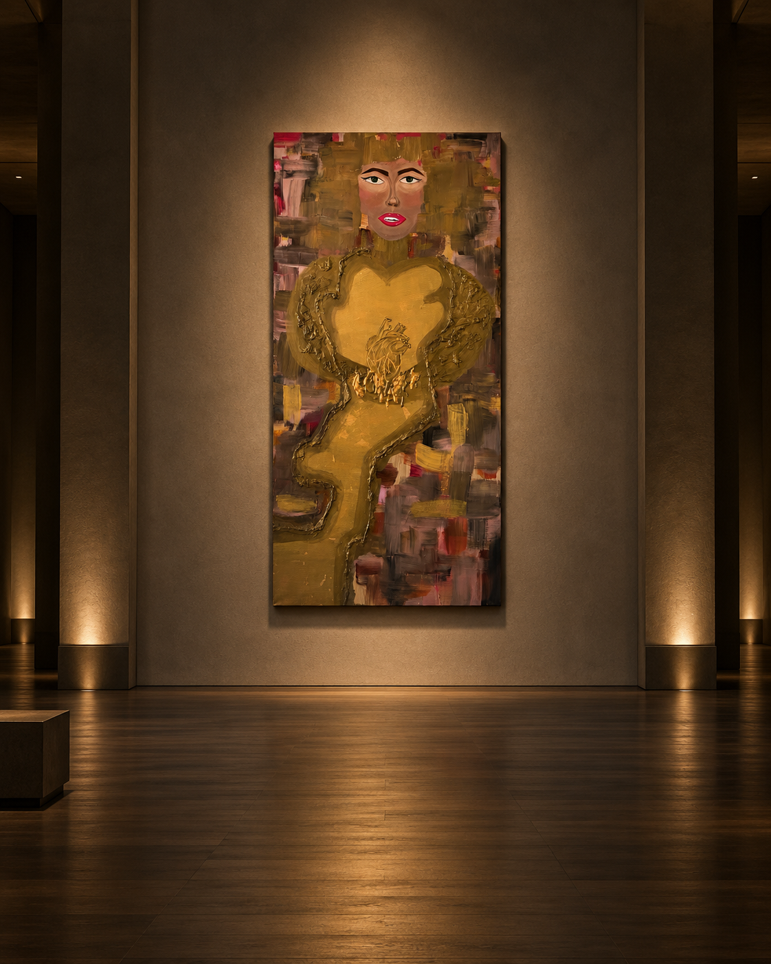The Empress - Original Werk by Daisy Art Czeczor - 140x70x4 cm / Keilrahmen