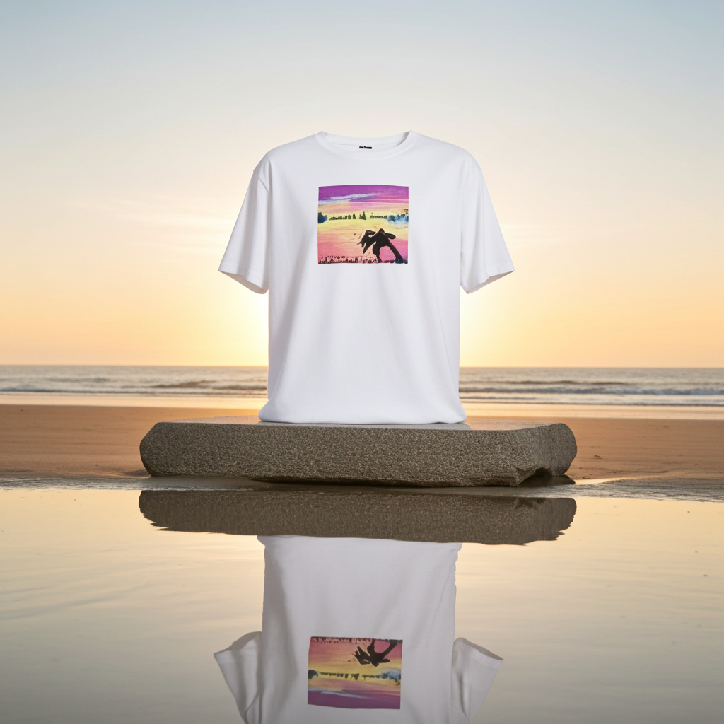 Kurzarm T-Shirt (Baumwolle), Art Shirt by Daisy Art Czeczor