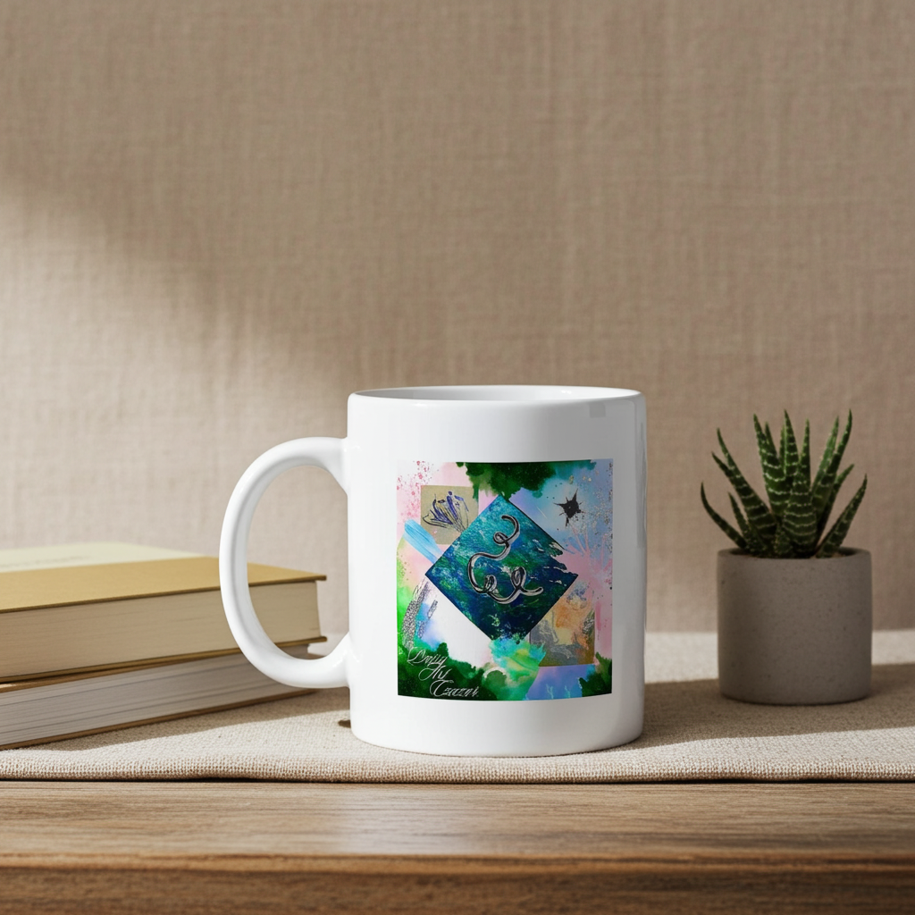 Art of Mug-Hochwertiger Keramikbecher, Art by DaisyArtCzeczor