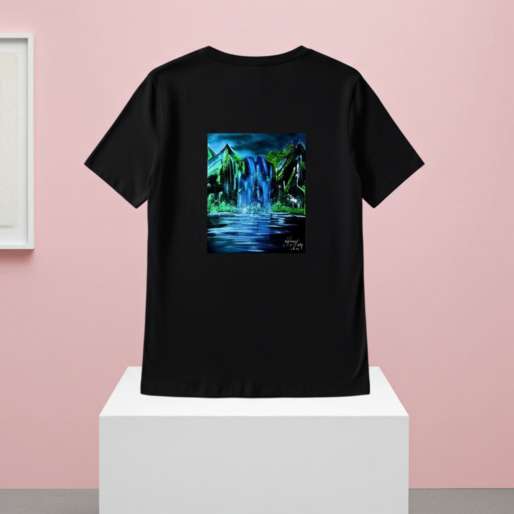 Kurzarm T-Shirt (Baumwolle), Art Shirt by DaisyArtCzeczor