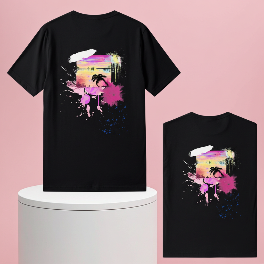 Kurzarm T-Shirt (Baumwolle), Art Shirt by DaisyArtCzeczor
