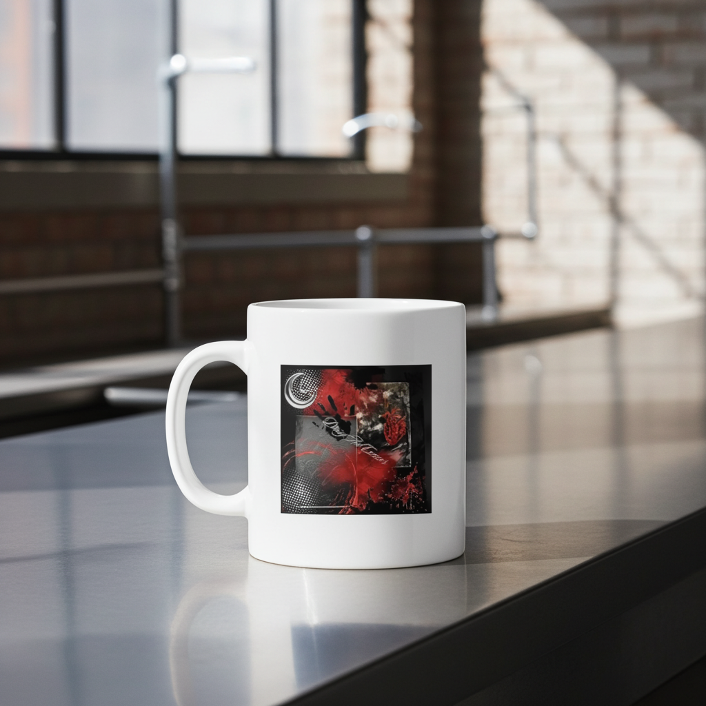Art of Mug-Hochwertiger Keramikbecher, Art by DaisyArtCzeczor