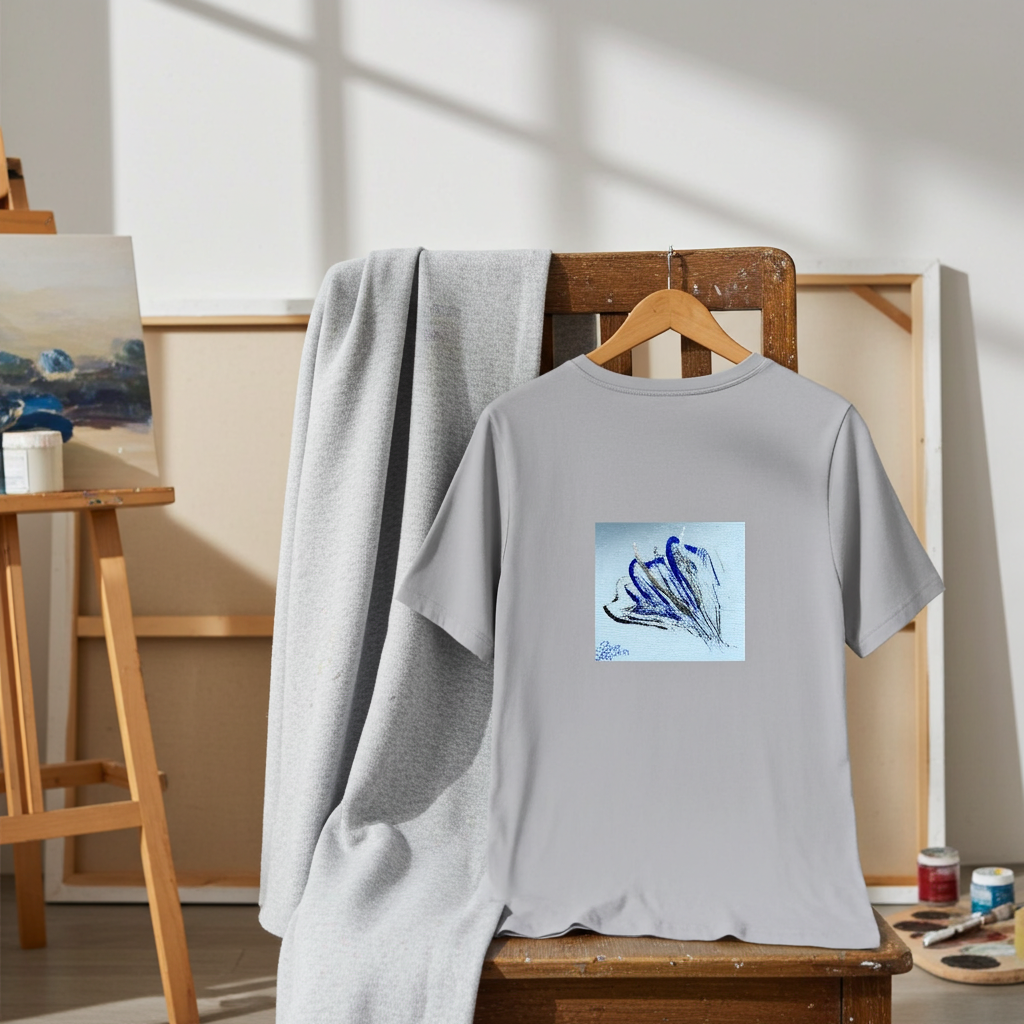 Kurzarm T-Shirt (Baumwolle), Art Shirt by DaisyArtCzeczor